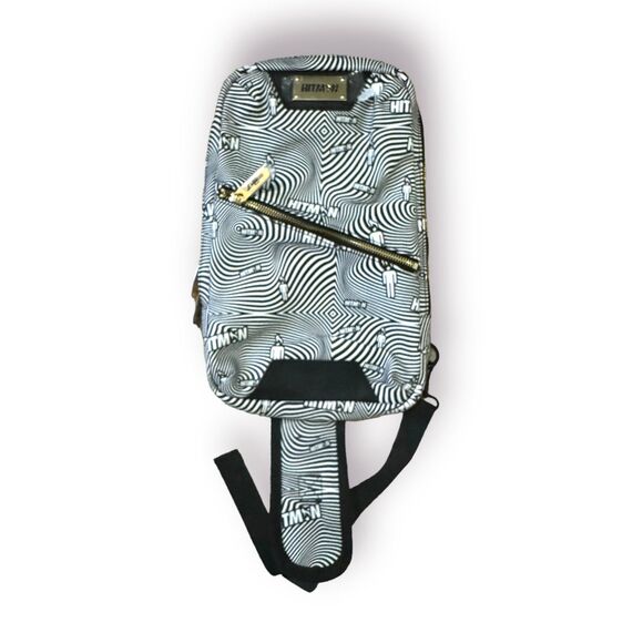 Hitman‎ Money Counter - White Ripple Crossbody Sling
